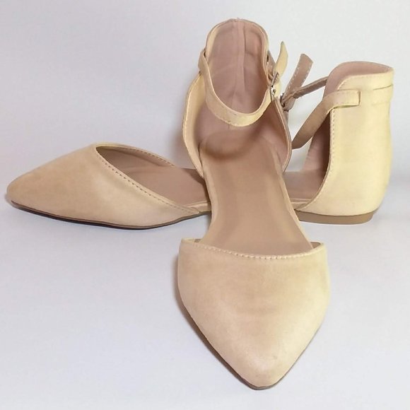 LovMark Shoes - LovMark Pointed toe ballet flat ankle strap 7